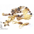 Set colier si cercei agate